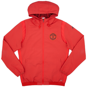 2016-17 Manchester United adidas Hooded Track Jacket - 9/10 - (M)