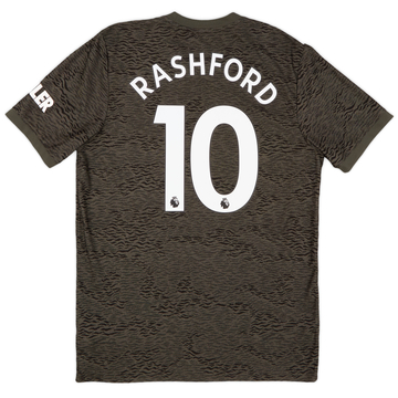 2020-21 Manchester United Away Shirt Rashford #10 - 9/10 - (L)
