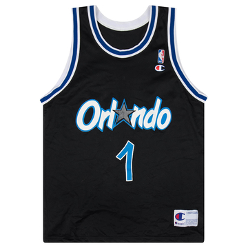 1993-94 Orlando Magic Hardaway #1 Champion Jersey (Away) L