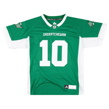 2016-17 Saskatchewan Roughriders Muamba #10 adidas Jersey (Home) L