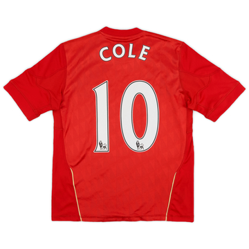 2010-12 Liverpool Home Shirt Cole #10 - 8/10 - (M.Boys)