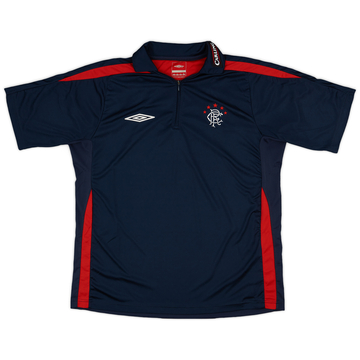 2009-10 Rangers Umbro 1/4 Zip Training Shirt - 9/10 - (L)