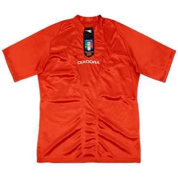 2000s Italy FIGC Diadora Referee Shirt - 8/10 - (L)