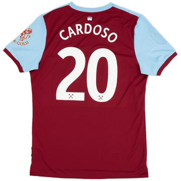 2019-20 West Ham Match Issue Carabao Cup Home Cardoso #20