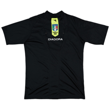 2009-10 Italy FIGC Diadora Referee Shirt - 9/10 - (S)