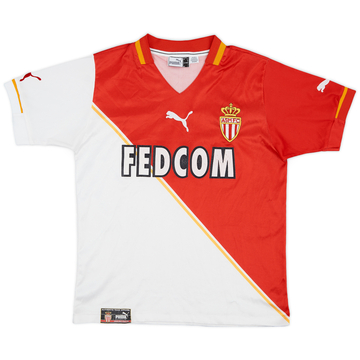 2001-02 Monaco Home Shirt - 6/10 - (XL.Boys)