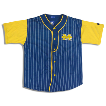 1990s Michigan Wolverines Starter Baseball Jersey (Home) XL
