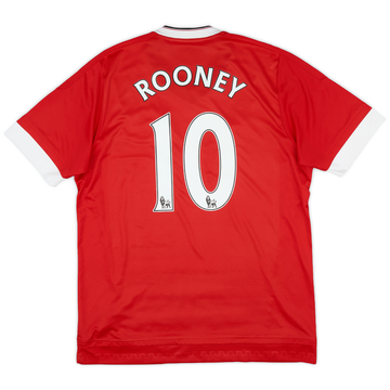 2015-16 Manchester United Home Shirt Rooney #10 - 6/10 - (L)