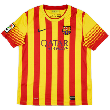 2013-15 Barcelona Away Shirt - 8/10 - (XL.Boys)