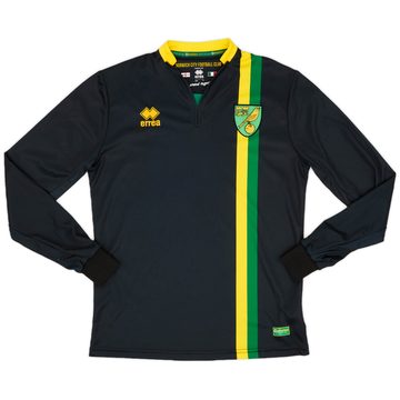 2016-17 Norwich Away L/S Shirt - 8/10 - (L)