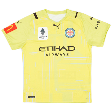 2021-22 Melbourne City Player Issue Australia Cup GK Shirt #60