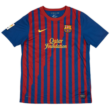 2011-12 Barcelona Home Shirt - 9/10 - (XL.Boys)