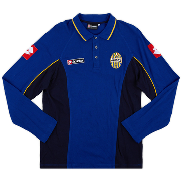 2001-02 Hellas Verona Lotto L/S Polo Shirt - 9/10 - (M)