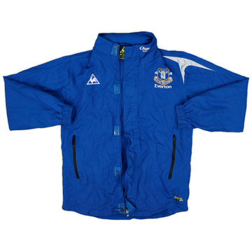 2011-12 Everton Le Coq Sportif Hooded Rain Jacket - 6/10 - (XL.Boys)