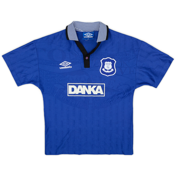 1995-97 Everton Home Shirt - 7/10 - (L.Boys)