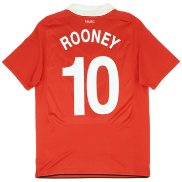 2010-11 Manchester United Home Shirt Rooney #10 - 5/10 - (M)