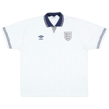 1990-92 England Home Shirt - 6/10 - (L)