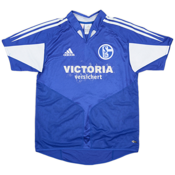 2004-05 Schalke Home Shirt - 5/10 - (XL.Boys)