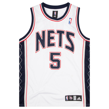 2006-08 Authentic New Jersey Nets Kidd #5 adidas Jersey (Home) M
