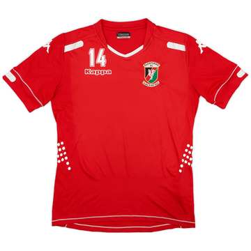 2016-17 Glentoran Kappa Player Issue Training Shirt #14 - 9/10 - (M)
