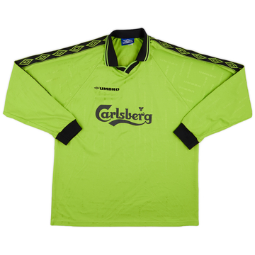 1990s Umbro Template L/S Shirt #9 - 8/10 - (XL)