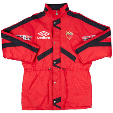 1994-96 Sevilla Umbro Padded Bench Coat - 9/10 - (L)