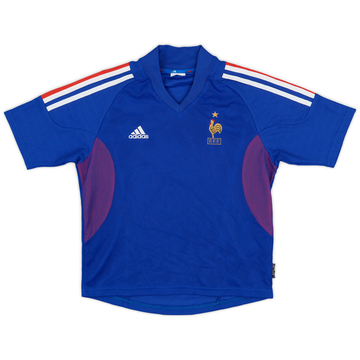 2002-04 France Home Shirt - 8/10 - (L.Boys)