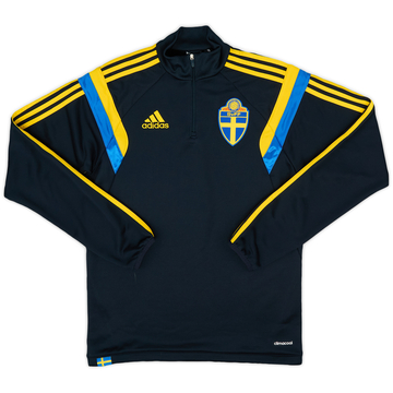 2014-15 Sweden adidas 1/4 Zip Drill Top - 10/10 - (S)