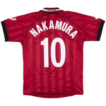 2002-03 Reggina Home Shirt Nakamura #10 - 8/10 - (S)