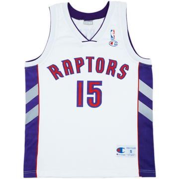 1999-04 Toronto Raptors Carter #15 Champion Home Jersey - 8/10 - (S)