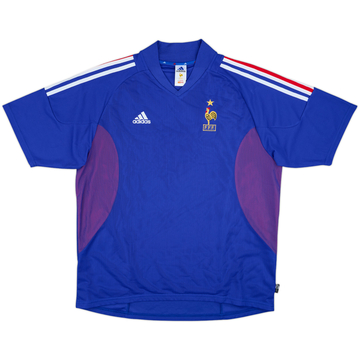 2002-04 France 'Signed' Home Shirt - 6/10 - (XL)