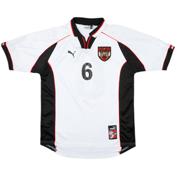 1998 Austria Home Shirt #6 - 8/10 - (XL)