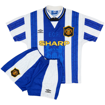 1994-96 Manchester United Third Shirt & Shorts - 8/10 - (Y)