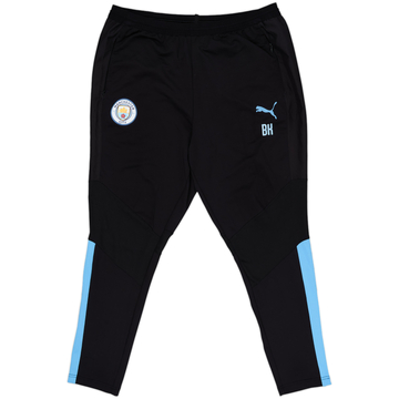 2019-20 Manchester City Puma Staff Issue Track Pants/Bottoms BK - 9/10 - (XL)