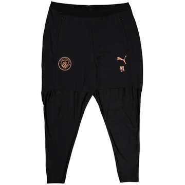 2020-21 Manchester City Staff Issue Training Pants/Bottoms 'BK' - 10/10 - (XL)
