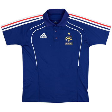 2010-11 France adidas Polo Shirt - 8/10 - (M/L)
