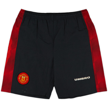1996-98 Manchester United Home Shorts - 6/10 - (S)