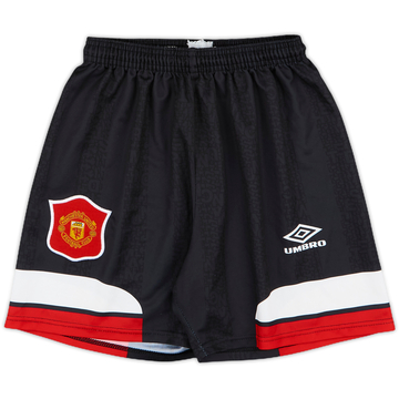 1994-96 Manchester United Alternate Home Shorts - 8/10 - (L.Boys)