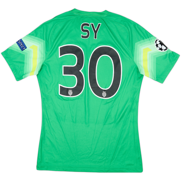 2014-15 Monaco Match Issue Champions League GK Shirt Sy #30