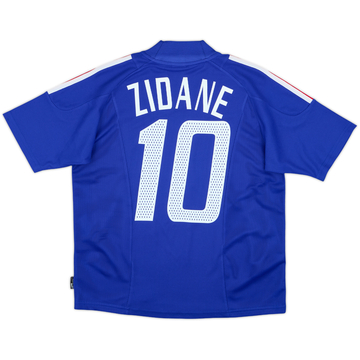 2002-04 France Home Shirt Zidane #10 - 10/10 - (Y)