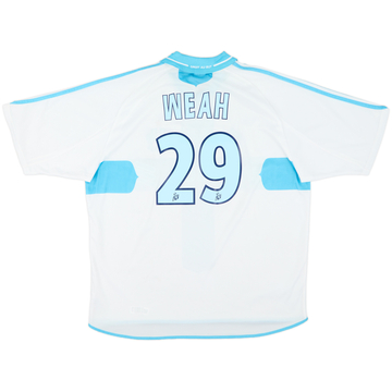 2000-01 Olympique Marseille Home Shirt Weah #29 - 6/10 - (XL)
