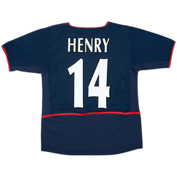 2002-04 Arsenal Away Shirt Henry #14 - 8/10 - (XL.Boys)