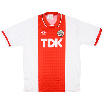 1989-91 Ajax Home Shirt - 8/10 - (L)