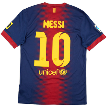 2012-13 Barcelona Home Shirt Messi #10 - 7/10 - (S)