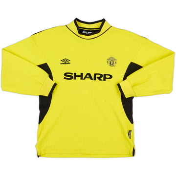 1999-00 Manchester United GK Shirt - 6/10 - (M.Boys)