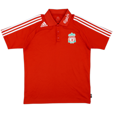 2008-09 Liverpool adidas Polo Shirt - 8/10 - (S)