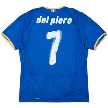 2007-08 Italy Home Shirt Del Piero #7 - 5/10 - (M)