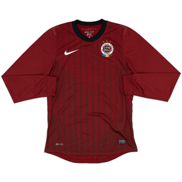 2011-12 Sparta Prague Player Issue Home L/S Shirt - 6/10 - (M)