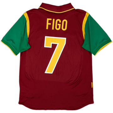1999-00 Portugal Home Shirt Figo #7 - 8/10 - (M)