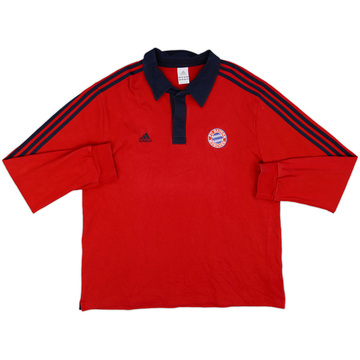 2008-09 Bayern Munich adidas Polo L/S Shirt - 9/10 - (L)